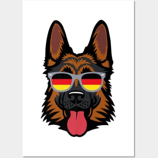 German Shepherd German Patriot Posters and Art